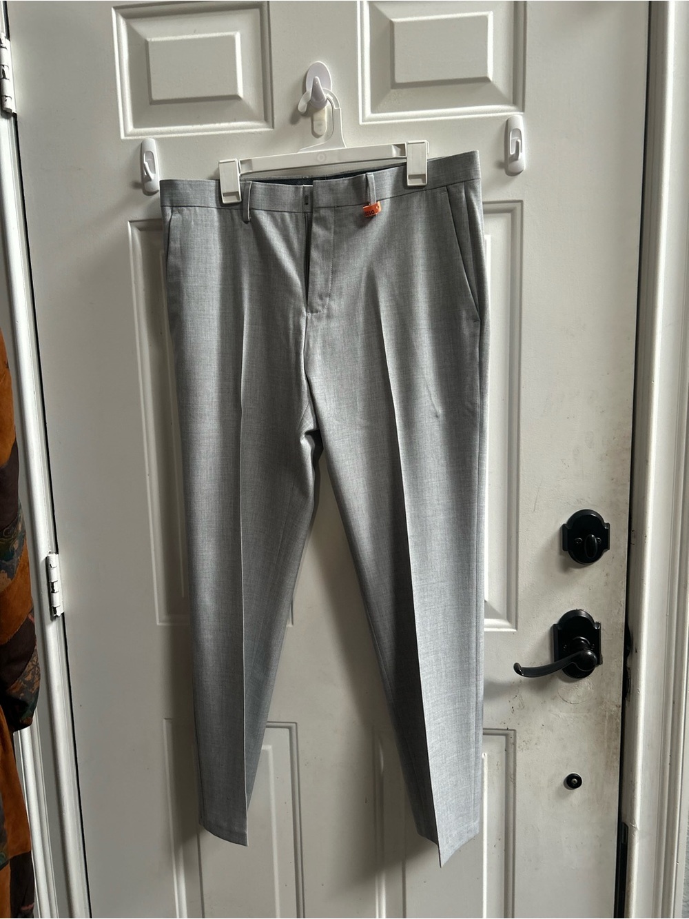 Reaction Kenneth Cole Men's Light Gray Dress Pants Sz 34x 30